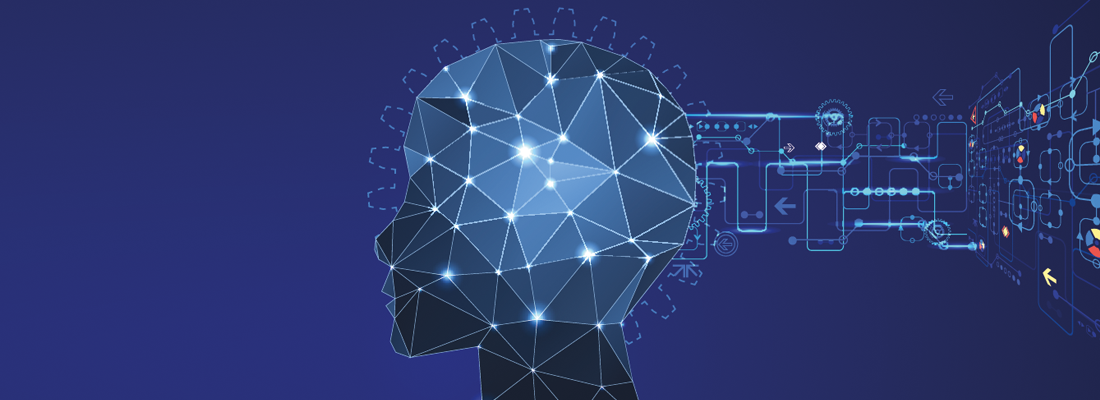 An outline of a head with data points plotted against it